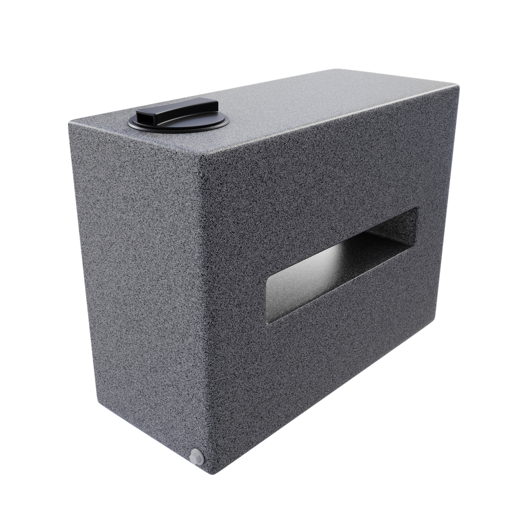 Varile Réservoir d'eau potable de 130 l, résistant au transport, adapté à un usage alimentaire, pour bateau, camping-car, remorque (bleu